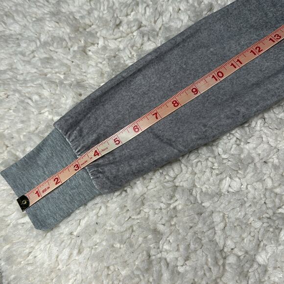 Kate Spade All is Bright Gray Embroidered Sweatshirt Super Soft Pullover Sweater - Picture 8 of 9